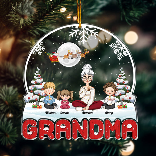 My Grandma - Personalized Grandma Shaped Acrylic Ornament