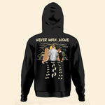 Never Walk Alone Back Side - Personalized Shirt - Birthday, Loving Gift For Dog Mom, Cat Mom, Dog Dad, Cat Dad, Pet Lover