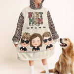 Best Mom Ever - Personalized Oversized Blanket Hoodie - Mother's Day Birthday Gift For Mom, Wife