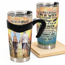 I'm Not A Widow - Personalized Tumbler Cup