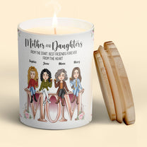 The Love Between Mother And Daughters - Personalized Candle