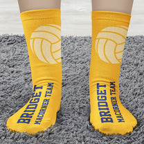 Volleyball - Personalized Crew Socks
