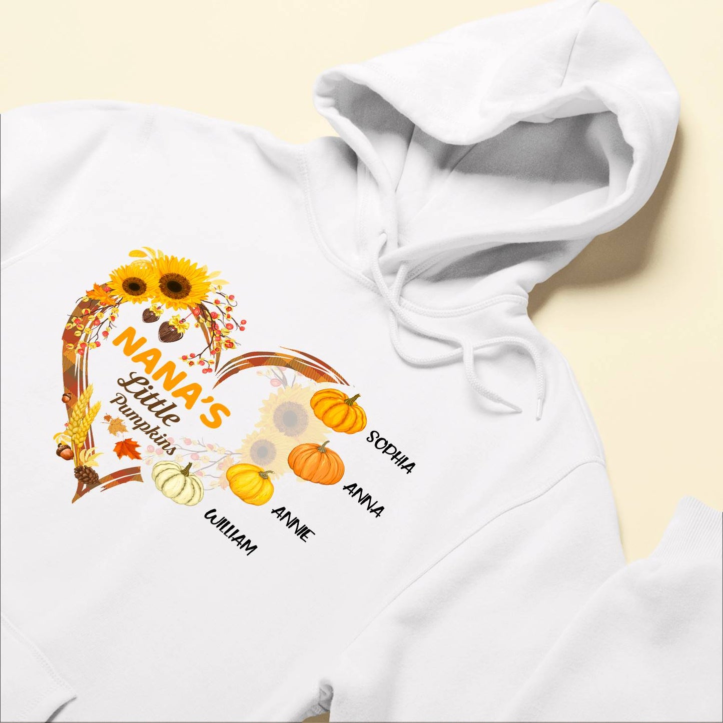 Nana's Little Pumpkins - Personalized Shirt - Fall Season Gift For Grandmother