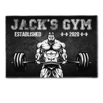Old Man Gym Room - Personalized Doormat  - Gift For Gymer - Old Man Lifting