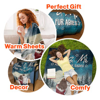 You And Me & The Fur Babies - Personalized Pet Blanket